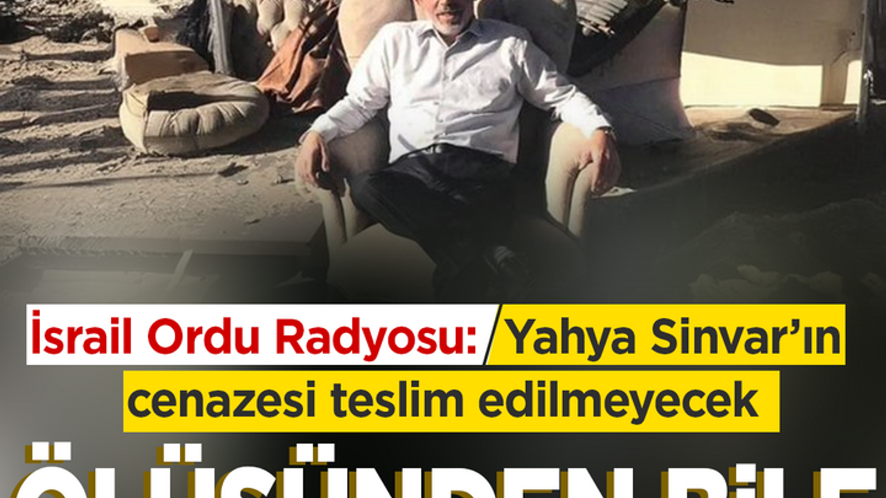 İsrail, Mervan Bergusi, Yahya Sinvar ve kardeşinin cenazesini teslim etmeyecek