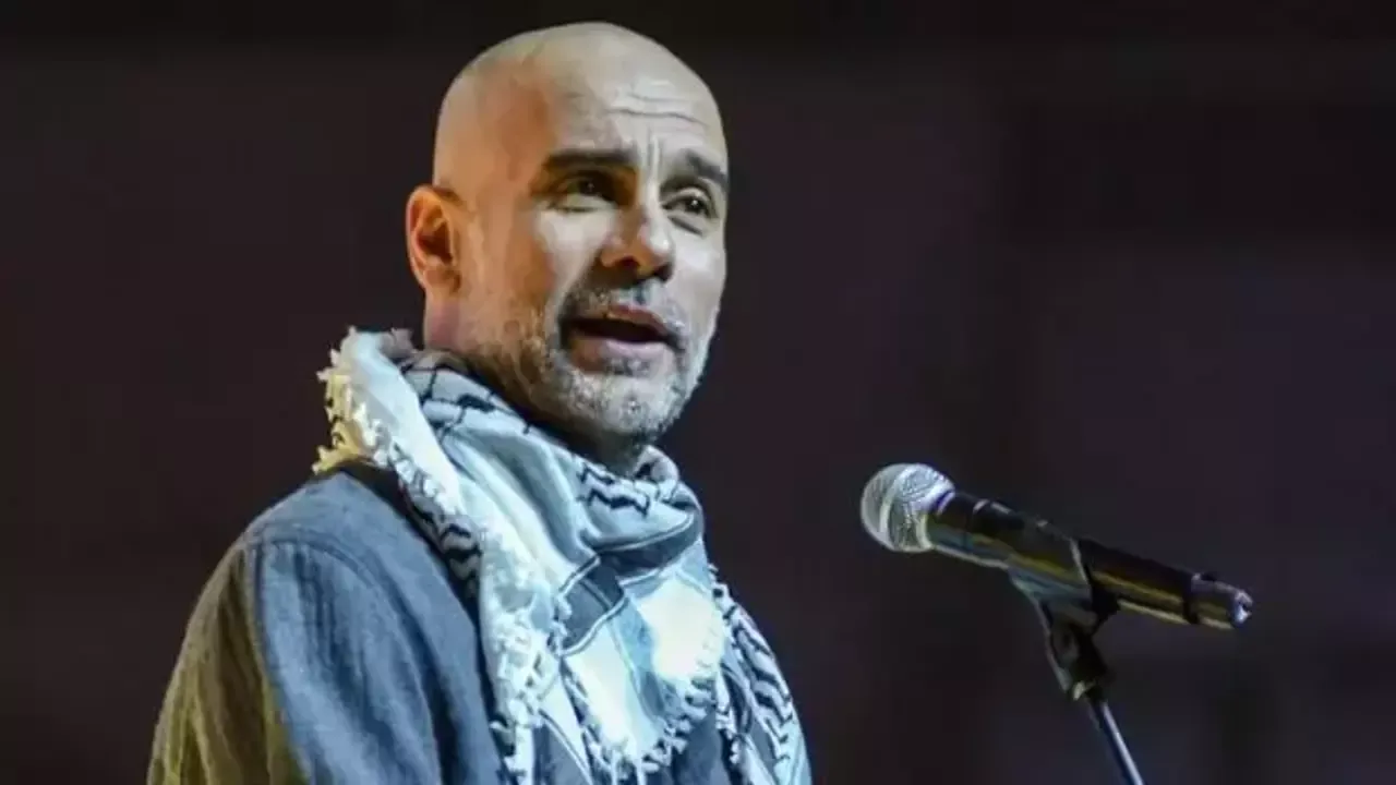 Barselona’daki Filistin’e yardım etkinliğinde konuşan Pep Guardiola:“Selamünaleyküm''