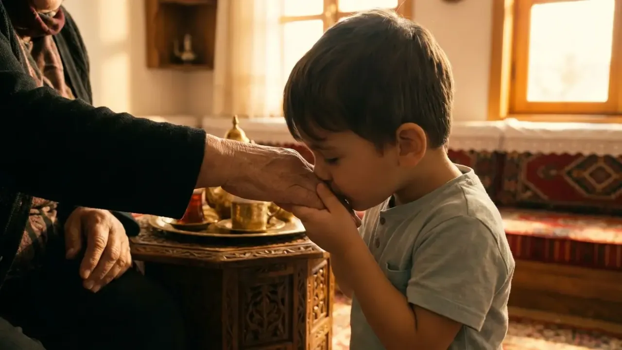 Esas olan büyükleri ziyaret ve el öpmek! Manevi değeri yüksek saygı ve hürmet! Madalyonun öteki yüzünde ise ilginç mesajlar var!