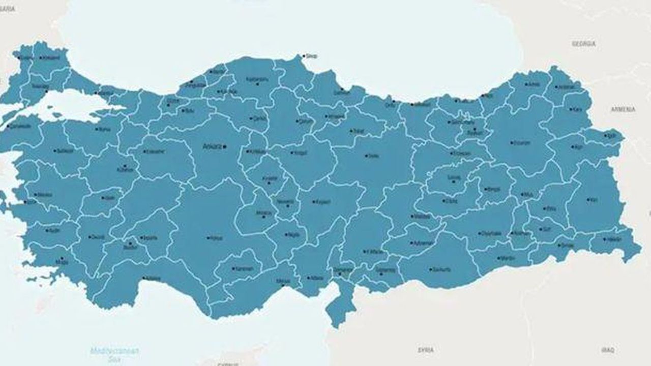 İşte il olma kriterlerini taşıyan 24 ilçe! O İlçelerin tam listesi! Hangisi hangi plakayı alacak?