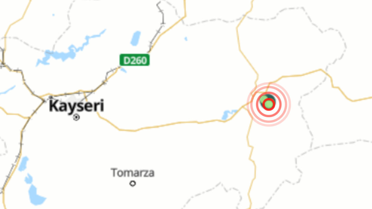 Kayseri'de Deprem Nerede ve Saat Kaçta Oldu? AFAD 26 Ağustos Son Depremler