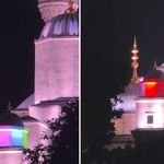 Ecdad yadigârı Sultanahmet Camii'nde ışıklandırma krizi: O renkler tepki çekti