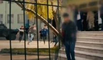 Dehşet anları kamerada! Siverek'te saldırgan okula böyle girdi: Öğrenciler can havliyle kaçtı!
