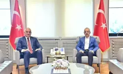 Ulaştırma ve Altyapı Bakanı Uraloğlu, Bakan Ersoy ile görüştü