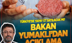 Türkiye'de yapay et satılacak mı? Bakan Yumaklı'dan açıklama geldi