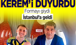 Kerem Aktürkoğlu İstanbul'a geldi! Fenerbahçe taraftarı coşkuyla karşıladı
