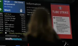 Londra'da metro çalışanları greve gitti
