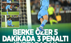 Lille, Roma’yı devirmeyi başardı! Berke Özer 5 dakikada 3 penaltı kurtararak tarihe geçti
