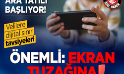 Öğrencilerin ara tatili başlıyor! Önemli: Ekran tuzağına dikkat! Velilere dijital sınır tavsiyeleri