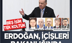 Cumhurbaşkanı Erdoğan, İçişleri Bakanlığı'nda karar veremedi!