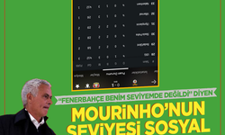 “Fenerbahçe benim seviyemde değildi” diyen Mourinho’nun seviyesi sosyal medyada alay konusu oldu