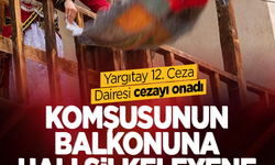 Komşusunun balkonuna halı silkeleyen sanığa 3 ay hapis cezası