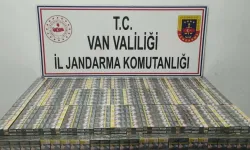 Van'da 1980 paket kaçak sigara ele geçirildi!