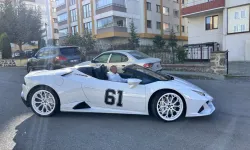 Trabzon yaylasında bir Lamborghini: Gören dönüp bir daha baktı