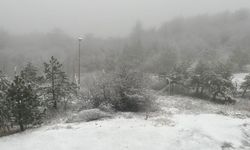 Balıkesir'e kış geldi! Zirve beyaza büründü