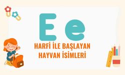 E harfiyle başlayan hayvan isimleri listesi