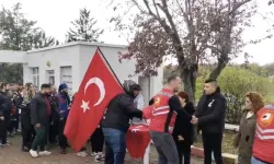 Kırklareli'nde motosikletliler şehit Berkay Karaca'nın ailesine taziyede bulundu