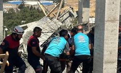 Şanlıurfa'da iş kazası! Tek katlı inşaatın çökmesi sonucu 2 işçi ağır yaralandı
