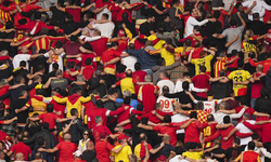 Tribünler ayakta! Göztepe-Kocaelispor maçında Öcalan sloganları