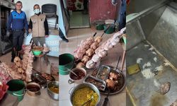 Halk sağlığını tehdit eden görüntüler: “Leş gibi kokuyor” denilen dönerci kapatıldı!