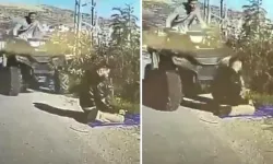 Alçaklıkta yeni safha: İşgalci cani, namaz kılan Müslümanı ezdi!