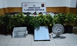 Çorum'da köy evine baskın! İklimlendirme sistemiyle uyuşturucu üretmişler