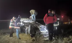 Kırıkkale’de otomobil devrildi: 3 kişi yaralandı