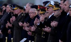 Düşen uçakta hayatını kaybeden Libya askeri heyeti için Ankara'da tören düzenlendi