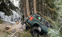 Giresun'da cip 100 metrelik uçuruma uçtu: İçinde bebek de vardı