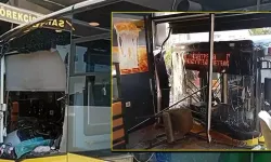 Üsküdar'da İETT otobüsü börekçiye daldı! 3 kişi yaralandı
