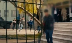Dehşet anları kamerada! Siverek'te saldırgan okula böyle girdi: Öğrenciler can havliyle kaçtı!