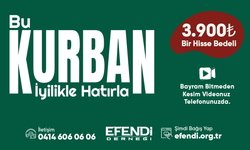 Efendi Derneği - Bu Kurban İyilikle Hatırla