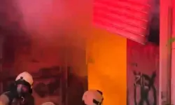 Ataşehir'de mobilya atölyesi alevlere teslim oldu