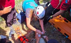 Fethiye'de yamaç paraşütü ormana düştü
