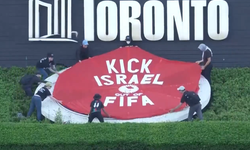 Kanada'da FIFA eylemi! İsrail'i derhal ihraç edin