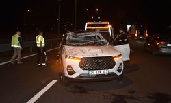 Kuzey Marmara Otoyolu'nda feci kaza: Hamile kadın ve eşi yaralandı