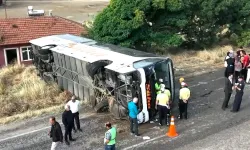 Kırıkkale'deki feci otobüs kazasının görüntüleri ortaya çıktı