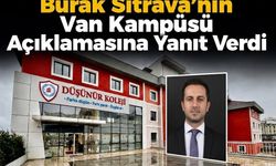 Atalay Tanrıverdi’den Düşünür Koleji Genel Merkezi’nin ve Burak Sitrava'nın Van Kampüsü açıklamasına yanıt