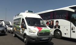 Bosna Hersek'ten yola çıkan 'Filistin Konvoyu' Habur Sınır Kapısı'na ulaştı