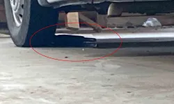 Okul önünde pompalı paniği: Araç altından silah çıktı