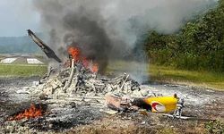 Malezya'da helikopterin düşmesi sonucu 5 kişi hayatını kaybetti