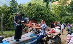 Samsun'da traktörün römorku devrildi, 6 kişi yaralandı