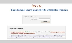 KPSS Ortaöğretim 2026 sonuçları! ÖSYM sonuç sorgulama ekranı ve cevap anahtarı