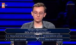 Hangisi diğerlerinden daha sonra gerçekleşmiştir? Kim Milyoner Olmak İster sorusunun cevabı