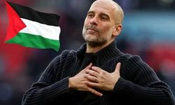 Bu adam Filistin’in gerçek dostu… Her fırsatta Gazze’deki, batı Şeria’daki zulümleri hatırlatıyor.. Guardiola’dan anlamlı destek