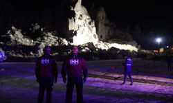 Nevşehir'de peribacası çevresinde yürütülen arama kurtarma çalışmaları tamamlandı