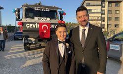 Şehit polis oğlunun hayali gerçek oldu: TOMA sünnet arabası oldu