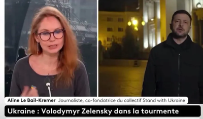 Zelensky konuşurken canlı yayın kesildi: Stüdyoda bomba paniği!