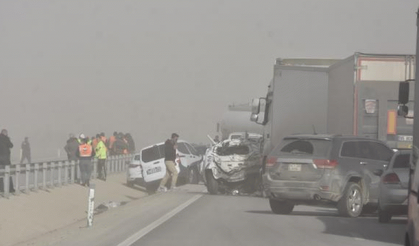 Konya'da onlarca kazaya neden olan kum fırtınasının nedeni belli oldu!
