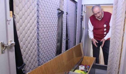 Eşinin korkusuyla ’deprem kabini’ yaptı: 66 ton ağırlığa dayanıyor